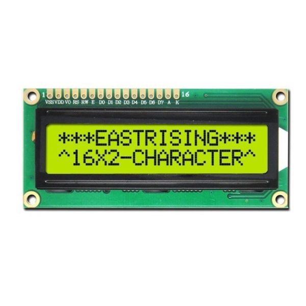 LCD کاراکتری 2x16 با  سبز