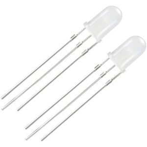 ال ای دی 3 پایه دو رنگ سبز و قرمز مات کاتد مشترک 5MM (بسته‌های 5تایی)