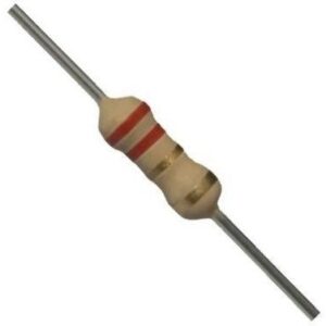 مقاومت ۲.۲ اهم ۱/۴ وات کربنی ۵ درصد