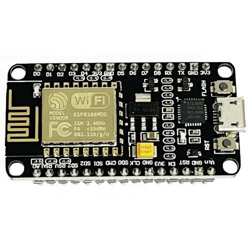 ماژول WiFi NodeMcu با میکروکنترلر ESP8266 و درگاه CP2102 USB