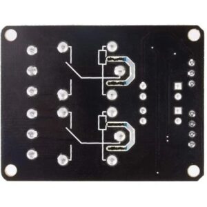 ماژول رله ۵ ولت دو کاناله با اپتوکوپلر