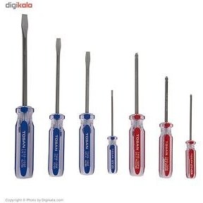 ست پیچ گوشتی ۷ عددی توسن مدل T90N-SB7E با دسته کریستالی