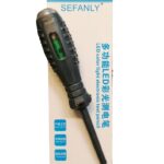 فازمتر نشکن فازیاب و نول یاب القایی چراغ دار دوسو با باتری قابل تعویض برند SEFANLY