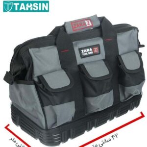 کیف ابزار زارا مدل 108 پرو با ۸ عدد محفظه برزنتی